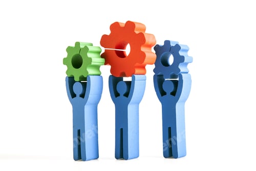 Preview: Concept Of Teamwork, People And Icons