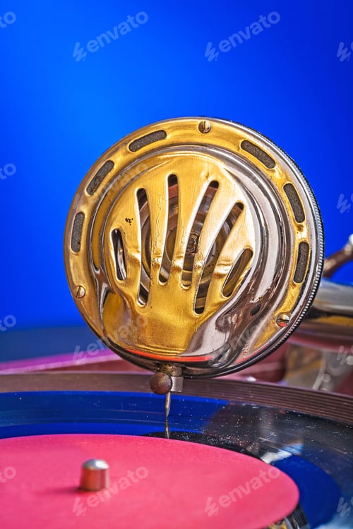 Preview: Speaker Of Gramophone Close Up