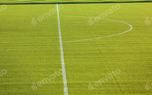 Preview: Empty Football Field.