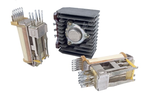 Preview: Radio Components On White Background
