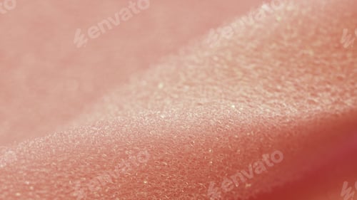 Preview: Pink White Artificial Foam, Soft Texture On Light Background.