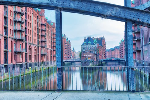 Preview: Hamburg Castle Over The River, Germany.