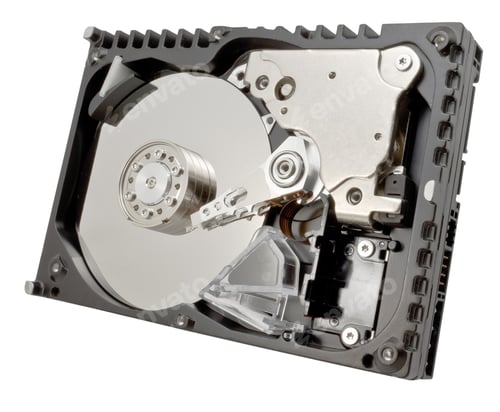 Preview: Hard Disk Drive Hdd Isolated On White Background