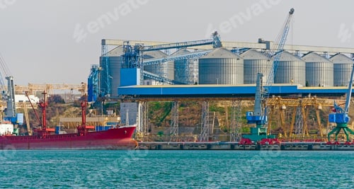 Preview: Elevating Complex For Transshipment Of Grain And Oilseeds As Part Of A Reloading Terminal