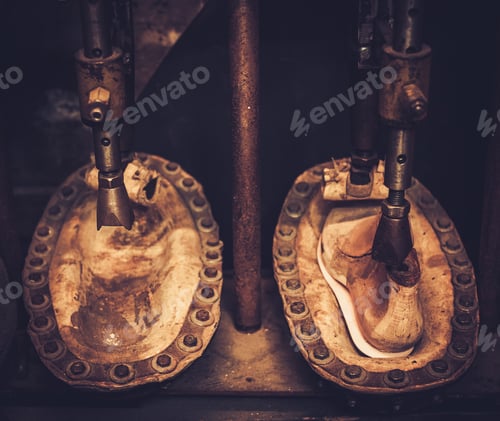 Preview: Vintage Shoe Insole Forming Press.