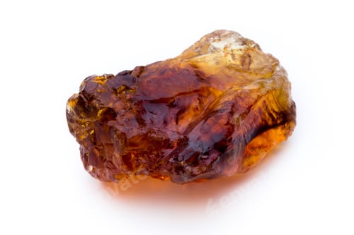 Preview: Brown Caramelized Lump Cane Sugar Cube Isolated On White Background.