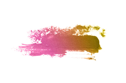 Preview: Smear And Texture Of Lipstick Or Acrylic Paint Isolated On White Background. Stroke Of Lipgloss Or