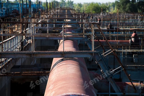 Preview: Aeration Pool Of The Municipal Wastewater Treatment Plant Water Treatment Plant