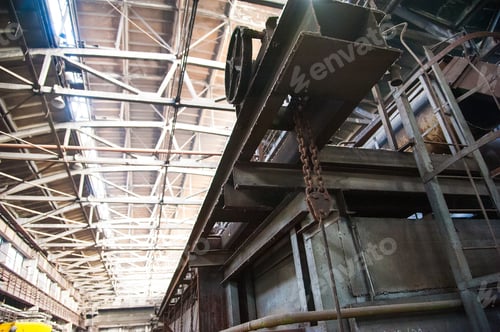 Preview: Metal Structures And Buildings Of The Old Metallurgical Plant Inside And Outside