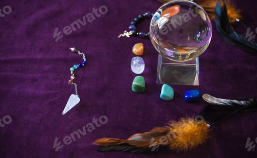 Preview: Magic And Fortune Telling Concept, Other Answers, Illustration For Predict Future Materials