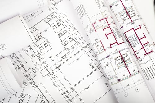Preview: Architecture Plan And Rolls Of Blueprints