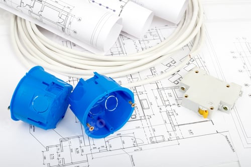 Preview: Architecture Plan And Rolls Of Blueprints