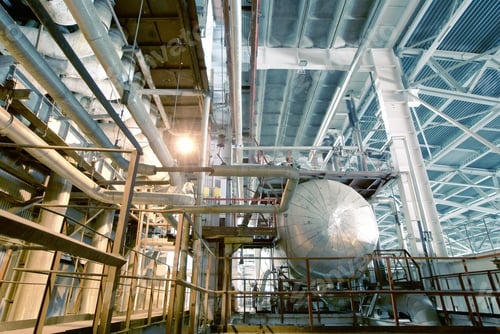 Preview: Equipment, Cables And Piping As Found Inside Of A Old Industrial Power Plant