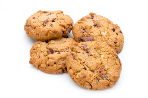 Preview: Delicious Chocolate Chip Cookies on a White Background