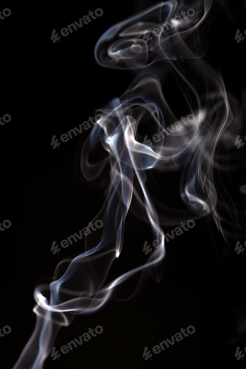 Preview: Studio Shot Of Some Smoke On A Black Background.