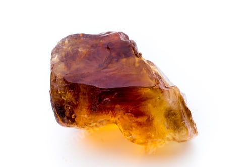 Preview: Brown Caramelized Lump Cane Sugar Cube Isolated On White Background.