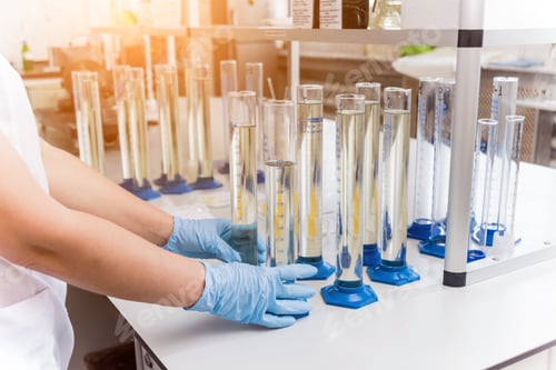Preview: Natural Oil Quality Control. In The Industrial Laboratory. Background