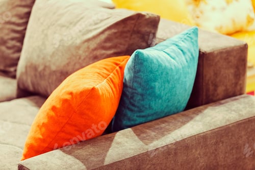 Preview: Modern Sofa For The Living Room, Note Shallow Depth Of Field
