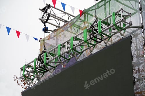Preview: Outdoor Modular Led Panels As A Decoration On The Stage
