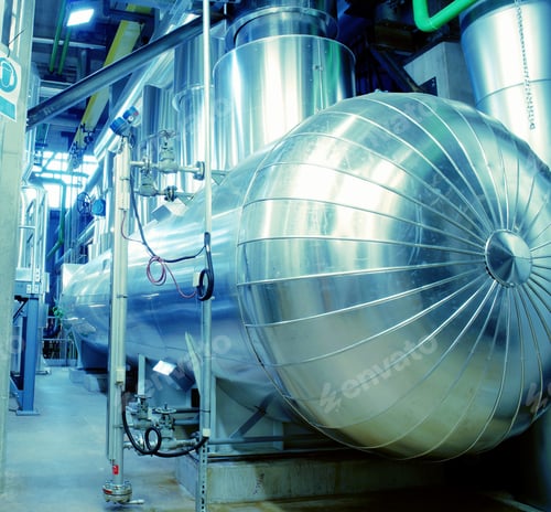 Preview: Equipment, Cables And Piping As Found Inside Of A Modern Industrial Power Plant
