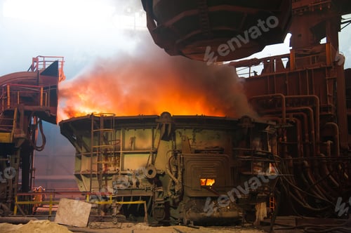 Preview: Metal Structures And Buildings Of The Old Metallurgical Plant Inside And Outside. The Process Of