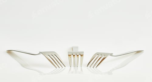 Preview: View Of Three Forks With Reflection And A Clean Background