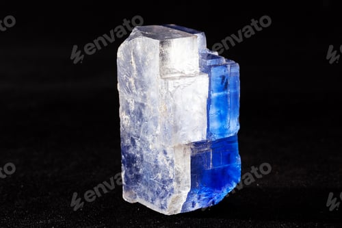 Preview: Mineral Halite On The Black Background