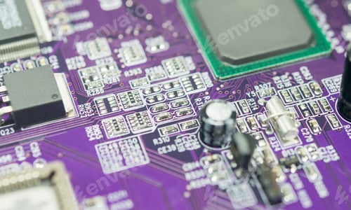 Preview: Computer Motherboard, Electronic Components On Circuits Board
