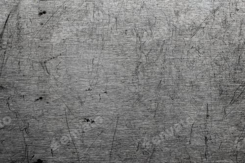 Preview: Light Textured Scratched Stainless Steel Surface. Blank For Inscription Or Text. Substrate For