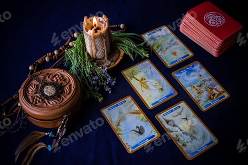 Preview: Europe, Ukraine. Kiev May 11: Illustrative Editorial. Mystical Atmosphere, View Of Tarot Card On