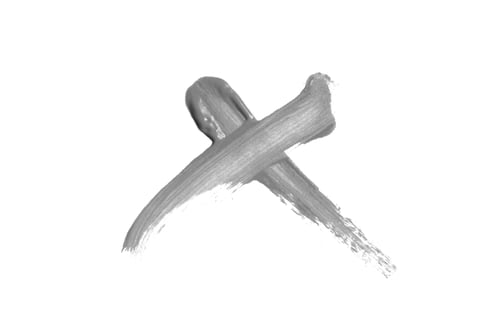 Preview: Bright Liquid Lipstick Smear In The Form Of A Check Mark Isolated On A White Background. Cosmetic