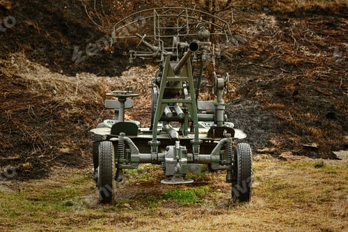 Preview: An Old Artillery Gun In The Field