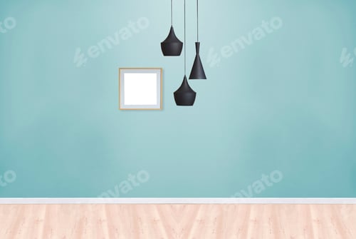 Preview: Empty Interior Design And Wooden Floor, Decorative Background For Home, Office, Hotel