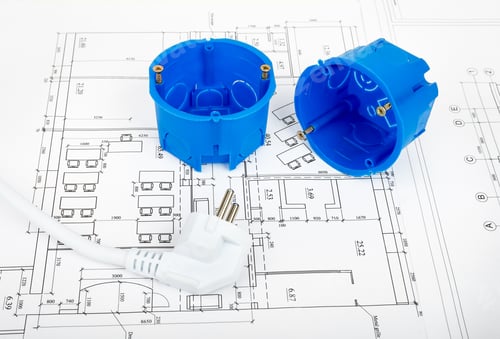 Preview: Architecture Plan And Rolls Of Blueprints