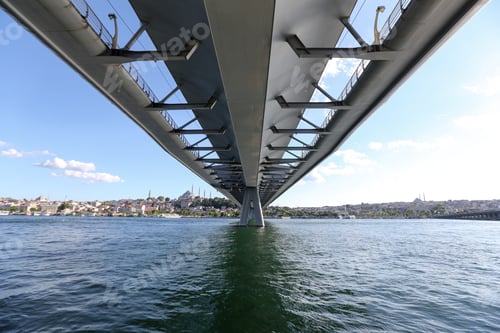 Preview: Golden Horn Metro Bridge In Istanbul City, Turkey