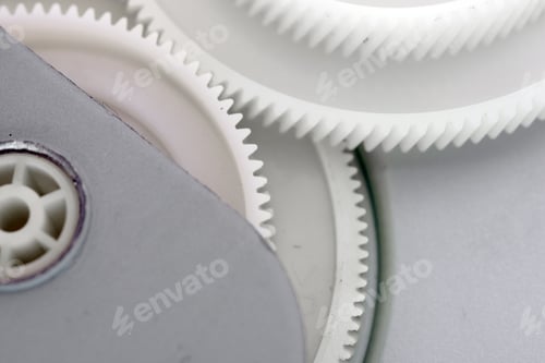 Preview: The Part Of Laser Printer - Block With Cogwheels