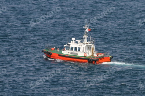 Preview: Coastal Safety Boat In Istanbul City, Turkey