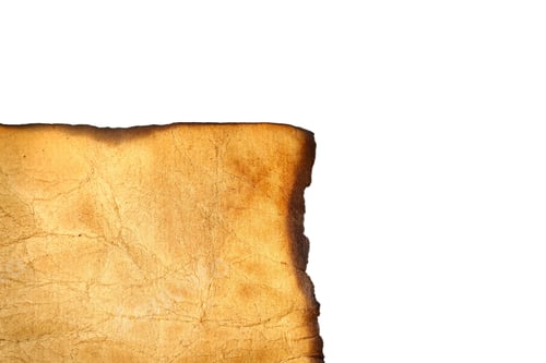 Preview: Old Faded Vintage Paper On A White Background, Isolated