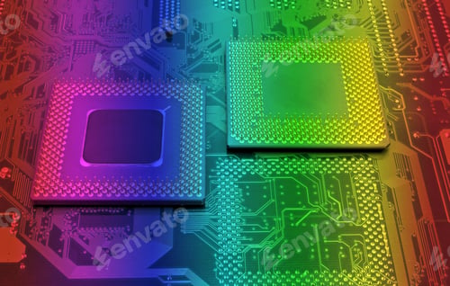 Preview: Close Up Of Cpu Processors