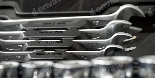 Preview: Tool Repairman, Mechanic Tool Set In The Background.