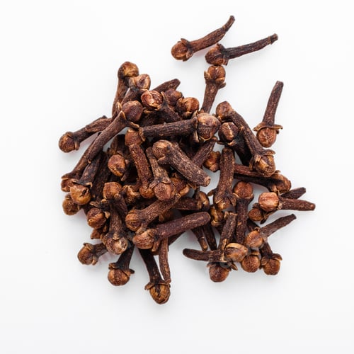 Preview: Fragrant Cloves On A White Acrylic Background