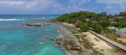 Preview: Beautiful Beach Of Seychelles, Aerial View