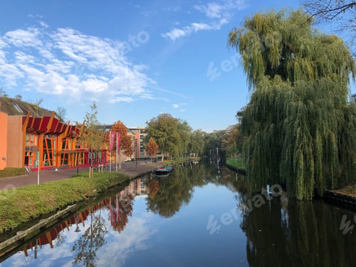 Preview: Theater In Sneek During Autumn, Friesland The Netherlands