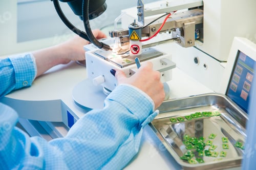 Preview: Interior Of Modern Research Laboratory. People At Work In The Scientific Laboratory
