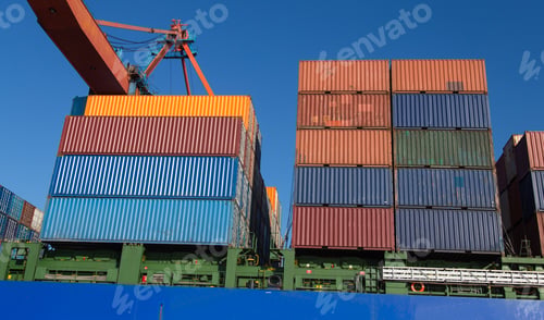 Preview: Container Ship Is Loading In A Port