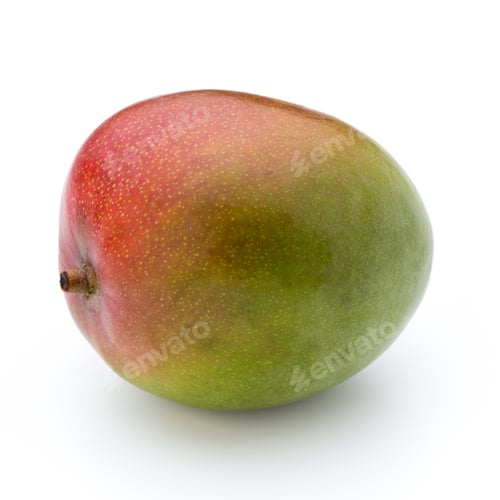 Preview: Mango Fruit Isolated On White Background .