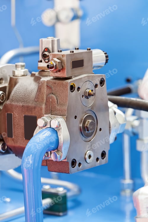 Preview: Focus On Detail Of Machine For Industry; Note Shallow Depth Of Field
