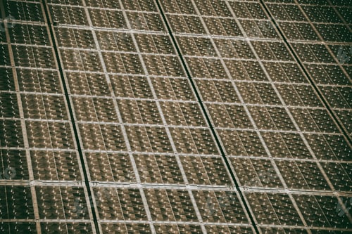 Preview: Solar Panel Detail Abstract - Renewable Energy Source, Technology Concept.