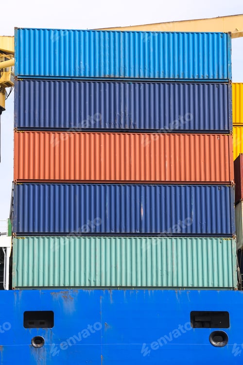 Preview: Container Ship Is Loading In A Port