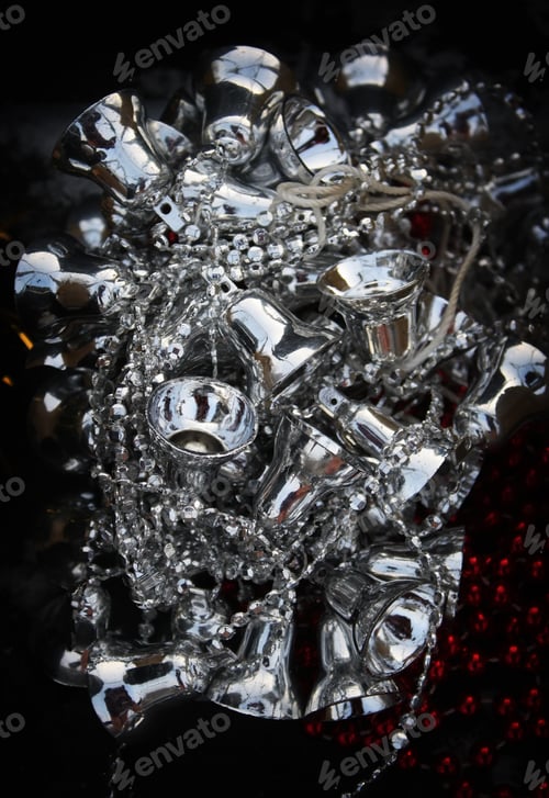 Preview: Decorative Silver Bells.
